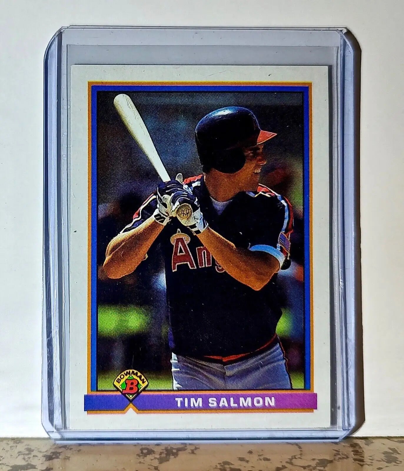 Tim Salmon 1991 Topps Bowman MLB #203 Baseball Card California Angels