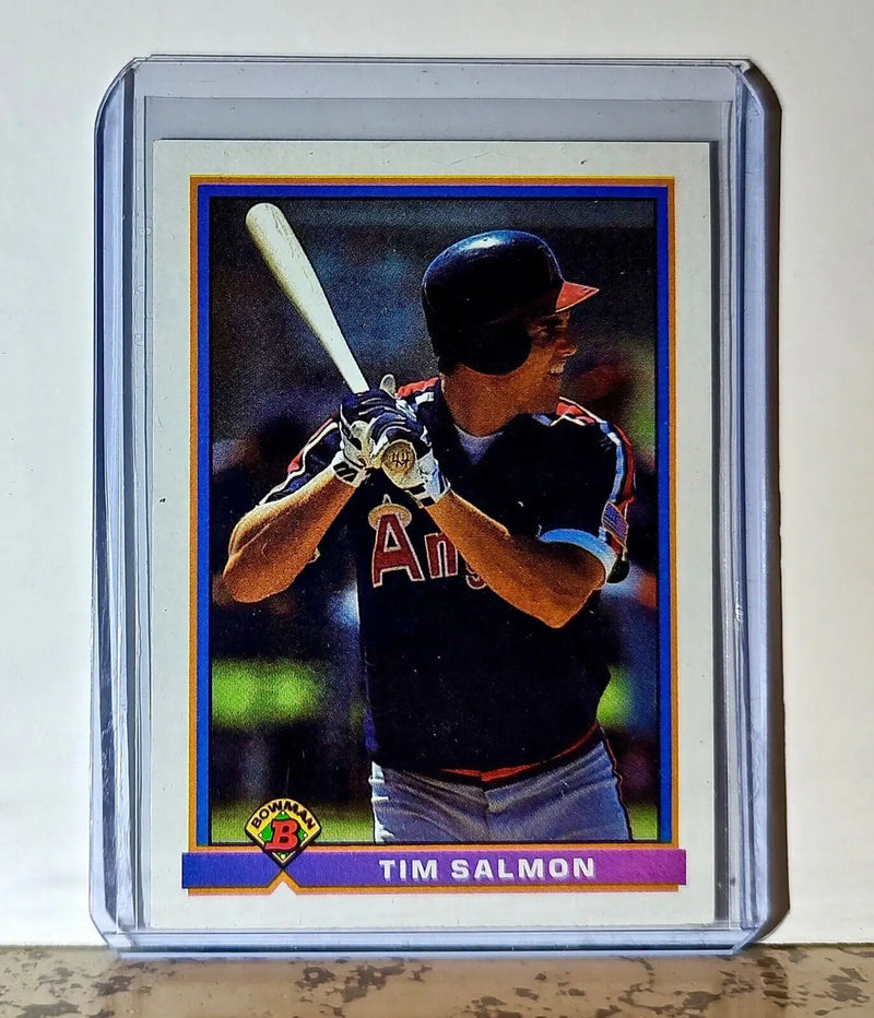 Tim Salmon 1991 Topps Bowman MLB #203 Baseball Card California Angels