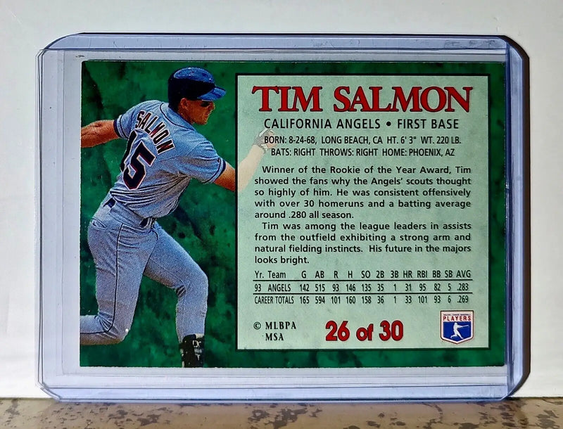 Tim Salmon 1994 Post Collection Rookie Star MLB #26 Card California Angels - Baseball Card Single
