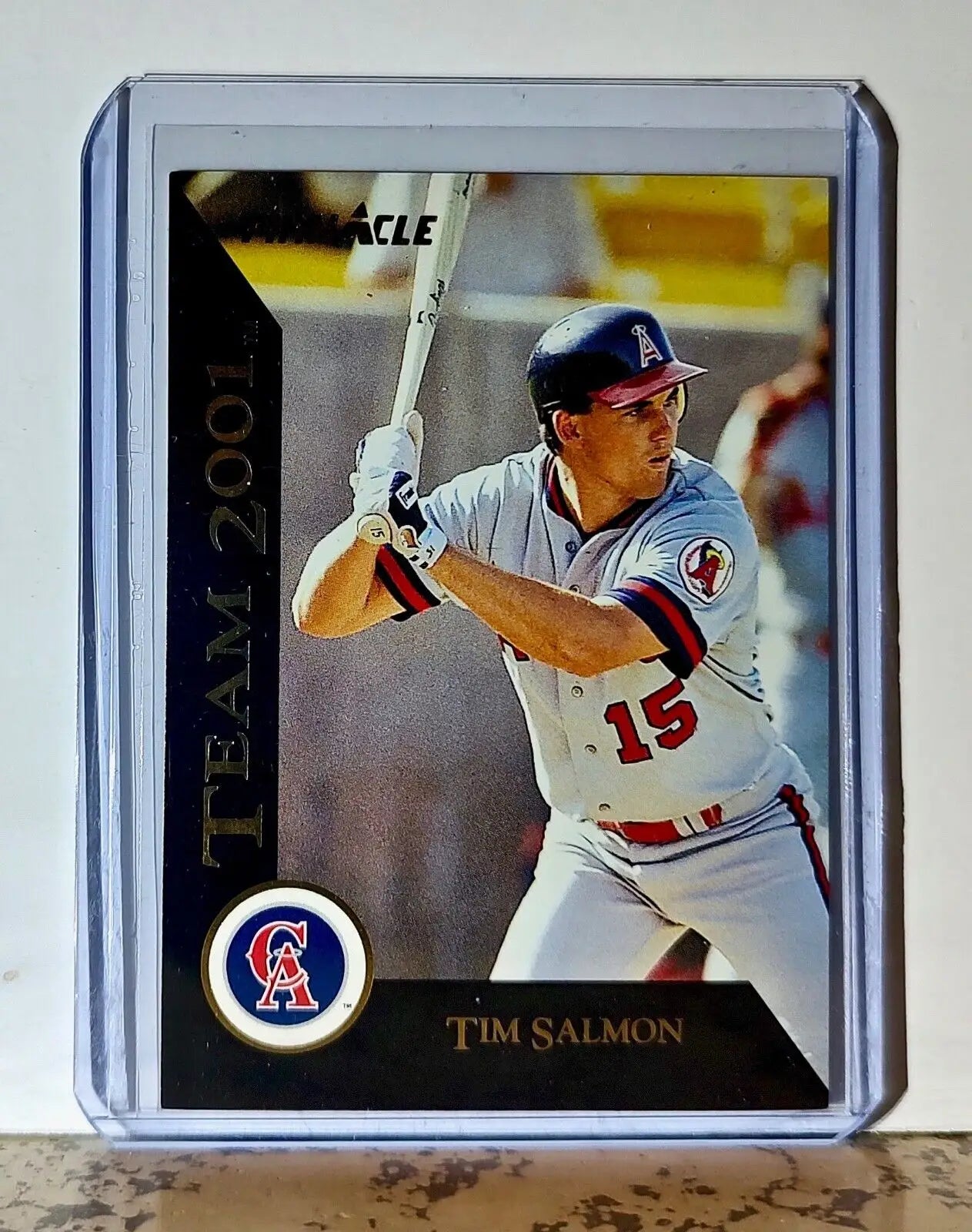 Tim Salmon 2001 Pinnacle Team 2001 MLB #20 Baseball Card California Angels
