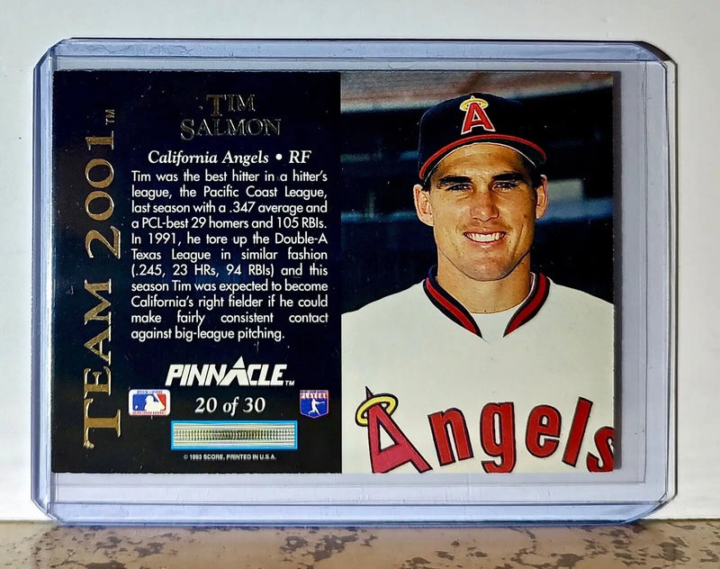 Tim Salmon 2001 Pinnacle Team 2001 MLB #20 Baseball Card California Angels