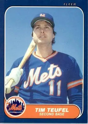 Tim Teufel - 1986 Fleer Update - #U-110 - Baseball - Baseball Card Single