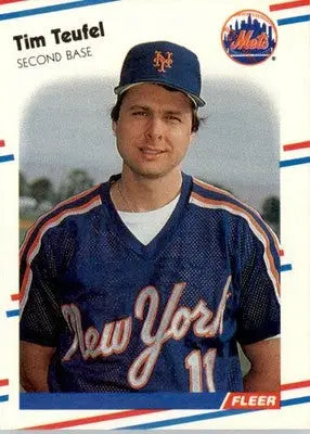 Tim Teufel - 1988 Fleer - #152 - Baseball - Baseball Card Single