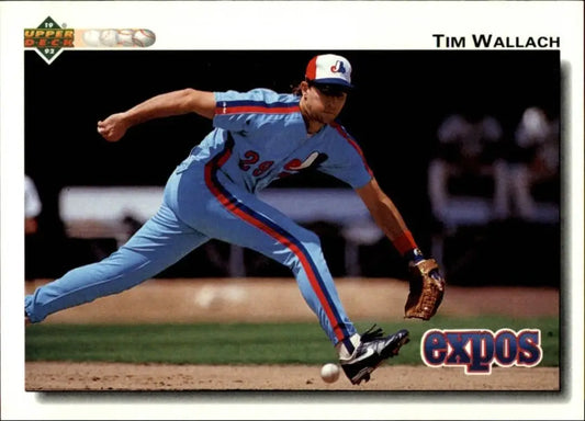 Tim Wallach 1992 Upper Deck MLB #228 Baseball Card Montreal Expos - Baseball Card Single