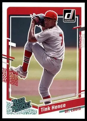 Tink Hence 2023 Donruss #40 St. Louis Cardinals - Baseball Card Single
