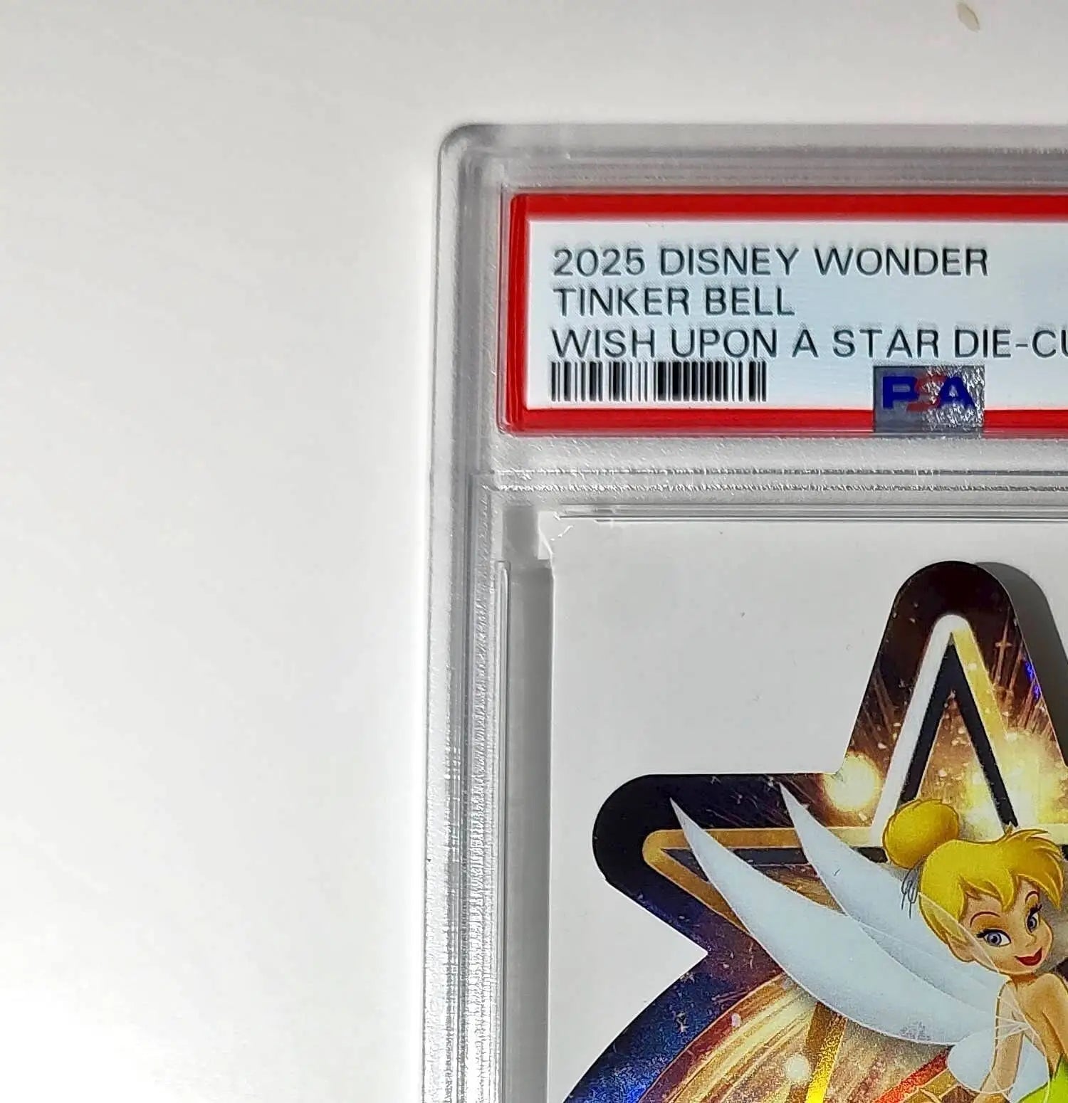 Tinker Bell 2025 Topps Chrome Disney #W-7 Wish Upon A Star Die Cut PSA 9 - Non-Sports Card Single