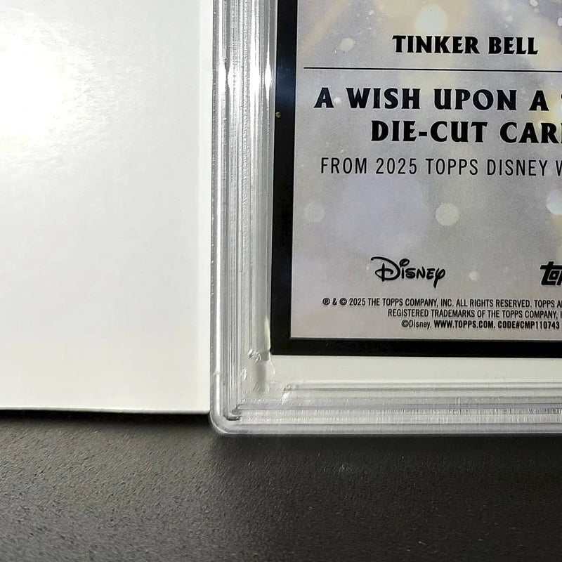 Tinker Bell 2025 Topps Chrome Disney #W-7 Wish Upon A Star Die Cut PSA 9 - Non-Sports Card Single