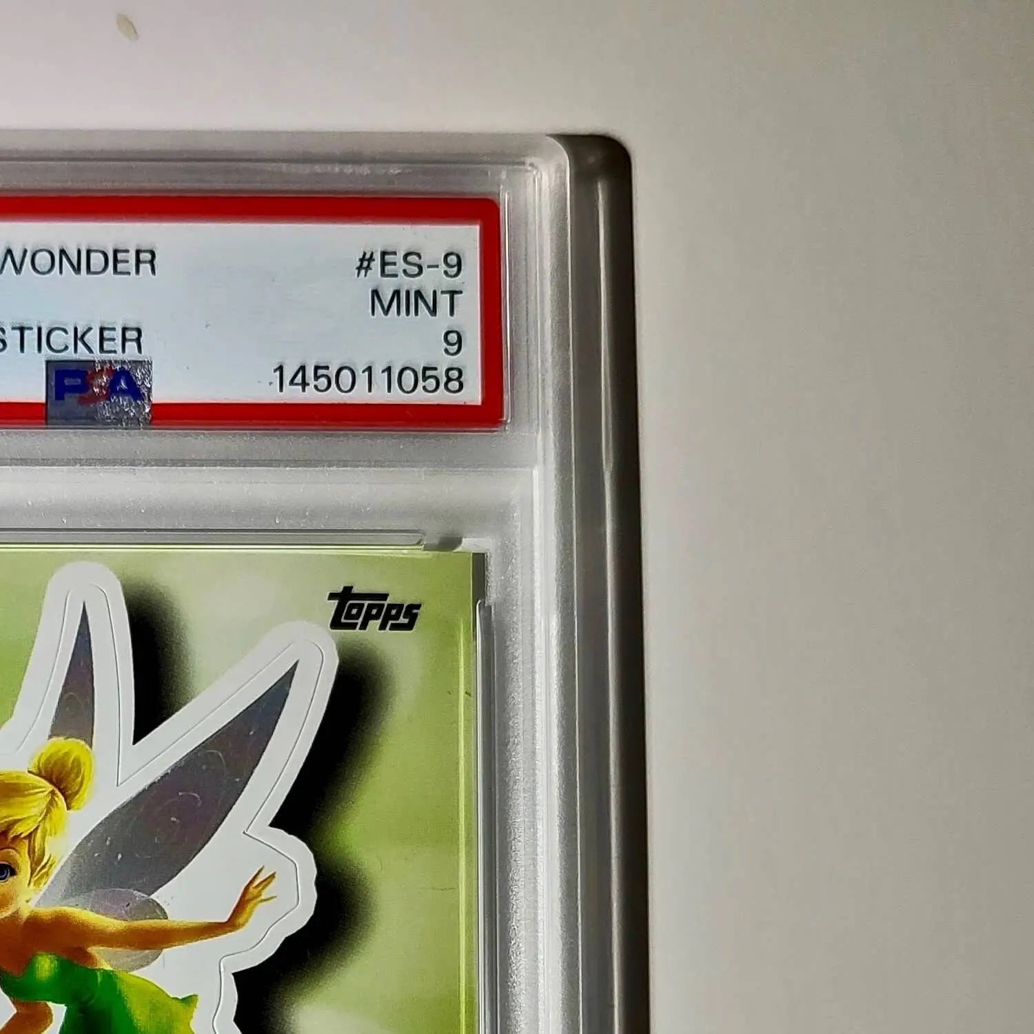 Tinker Bell 2025 Topps Disney #ES-9 Enchanted Sticker Card Peter Pan PSA 9 MT - Non-Sports Card Single