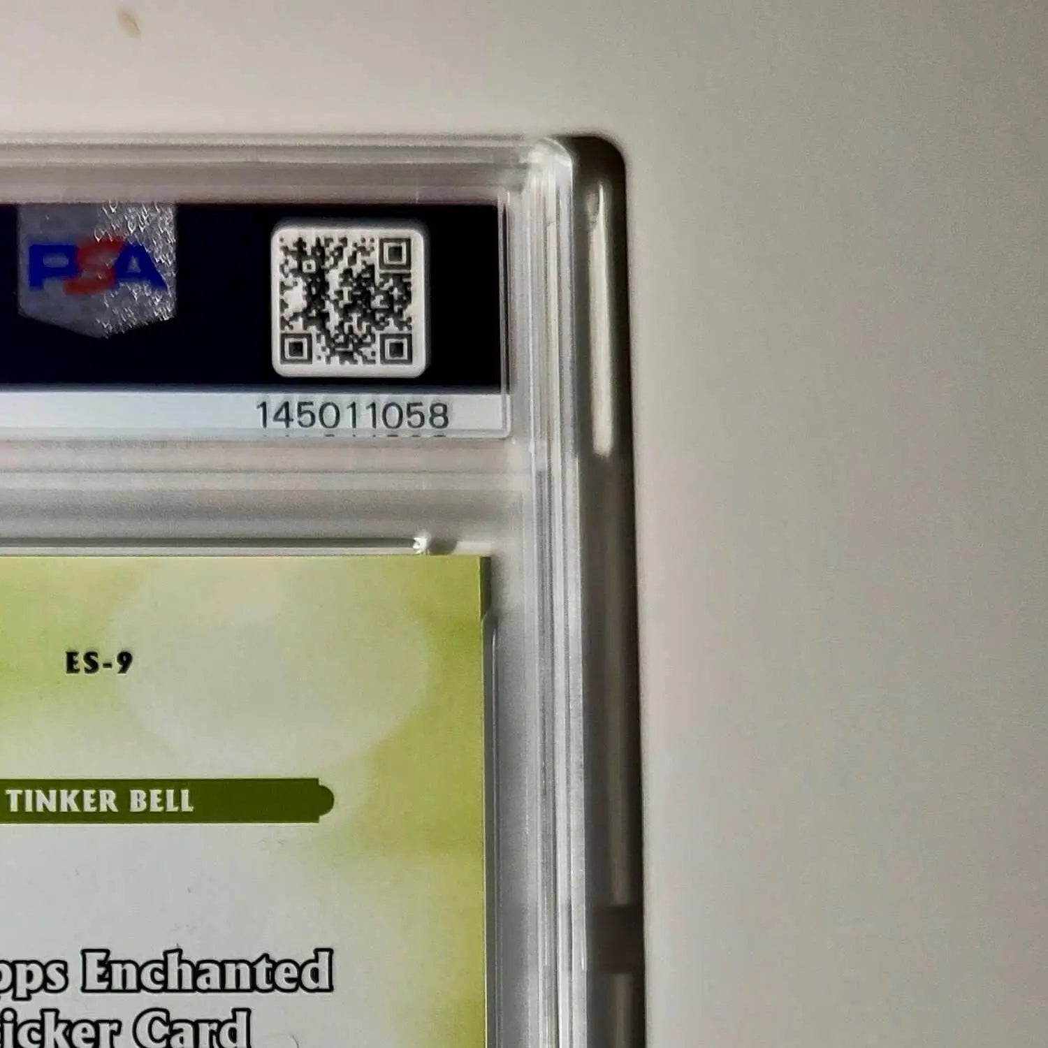 Tinker Bell 2025 Topps Disney #ES-9 Enchanted Sticker Card Peter Pan PSA 9 MT - Non-Sports Card Single