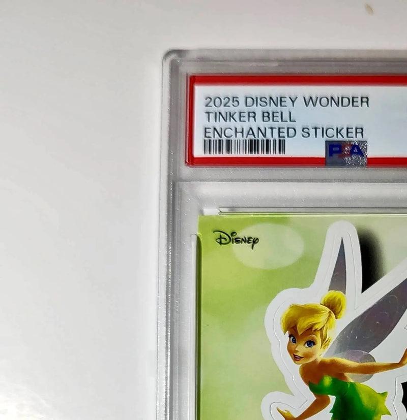 Tinker Bell 2025 Topps Disney #ES-9 Enchanted Sticker Card Peter Pan PSA 9 - Non-Sports Card Single