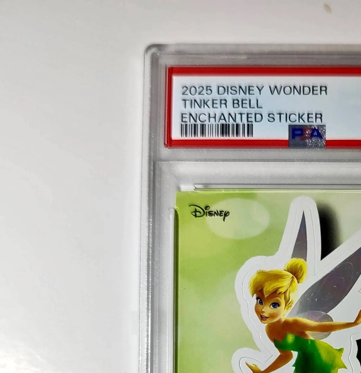 Tinker Bell 2025 Topps Disney #ES-9 Enchanted Sticker Card Peter Pan PSA 9 - Non-Sports Card Single