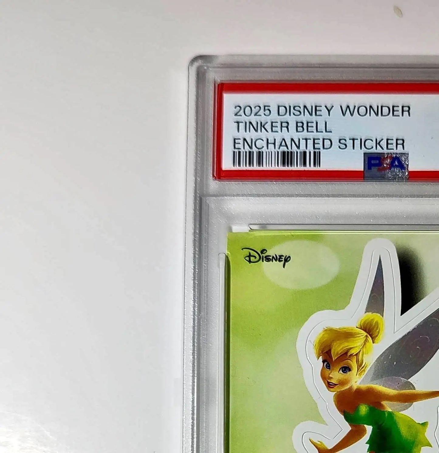 Tinker Bell 2025 Topps Disney #ES-9 Enchanted Sticker Card Peter Pan PSA 9 MT - Non-Sports Card Single