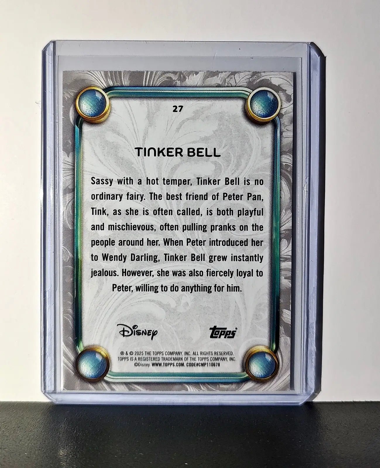 Tinker Bell 2025 Topps Disney Wonder #27 Card Peter Pan