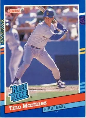 Tino Martinez - 1991 Donruss - #28b - Baseball - Baseball Card Single
