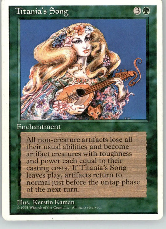 Titania’s Song - Fourth Edition - MP Magic: The Gathering - Magic Card Single