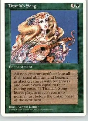 Titania’s Song - Fourth Edition - MP Magic: The Gathering - Magic Card Single