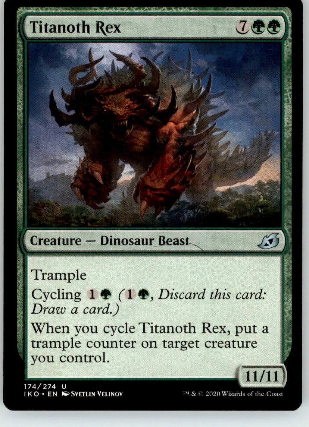 Titanoth Rex - Ikoria: Lair of Behemoths - 174 - NM Magic: The Gathering - Magic Card Single