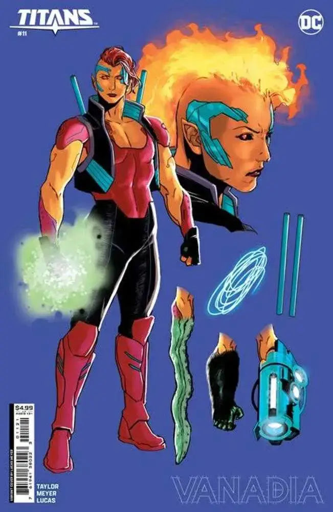 Titans #11 Cover C Lucas Meyer Design Card Stock Variant - Comic Book
