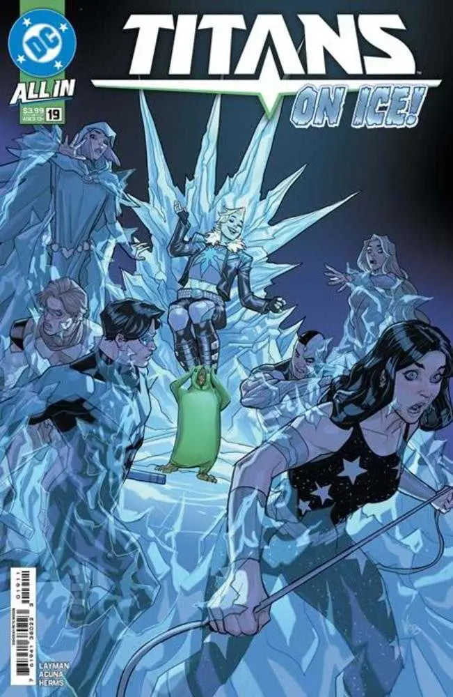 Titans comic book cover featuring Killer Frost drawn by Pete Woods for Titans #19