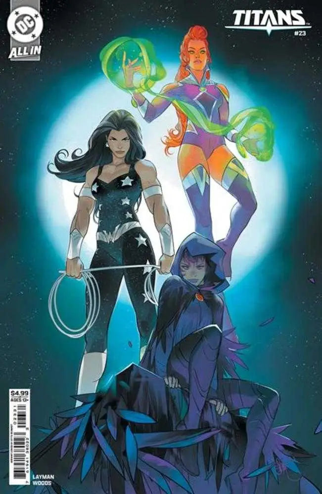 Titans #23 Cover C Otto Schmidt Card Stock Variant comic book cover image