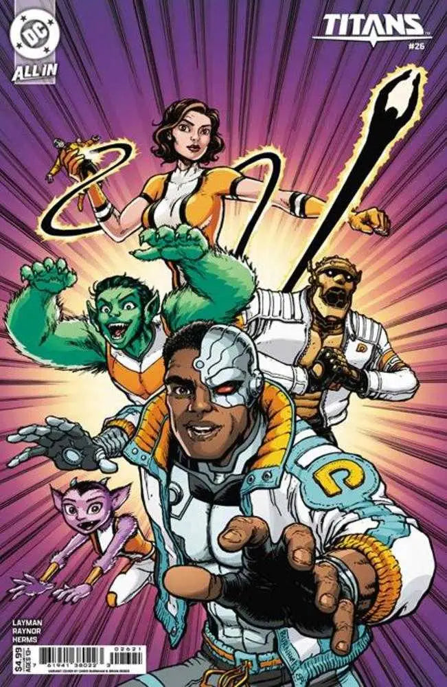 Titans #26 Cover B Chris Burnham Card Stock Variant - Back Issues