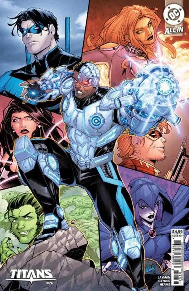 Titans #26 Cover C Travis Mercer Card Stock Variant - Back Issues