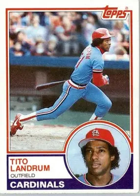 Tito Landrum - 1983 Topps - #337 - Baseball - Baseball Card Single