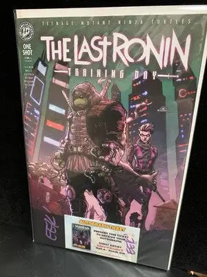 TMNT THE LAST RONIN TRAINING DAY Cover RE Signed By Edward Kraatz II BCCC Exc - Comic Book