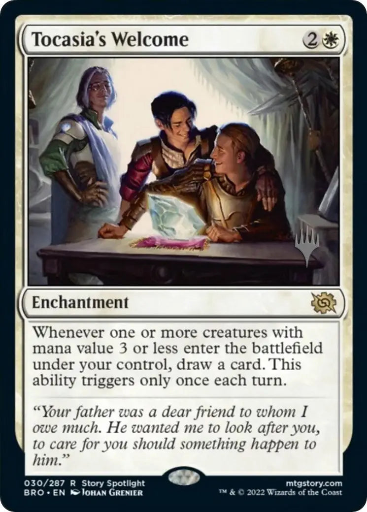 Tocasia’s Welcome (Promo Pack) [The Brothers’ War Promos] Foil - Other