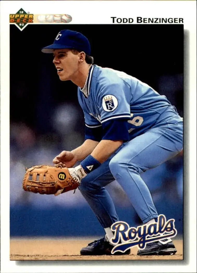 Todd Benzinger 1992 Upper Deck MLB #518 Baseball Card Kansas City Royals - Baseball Card Single
