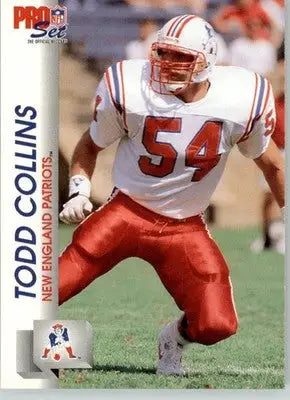 Todd Collins - 1992 Pro Set - #575 - RC Football - Football Card Single