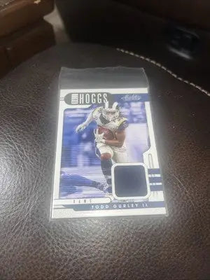 Todd Gurley Absolute 2019 Ball Hoggs jersey materials - Football Card Single
