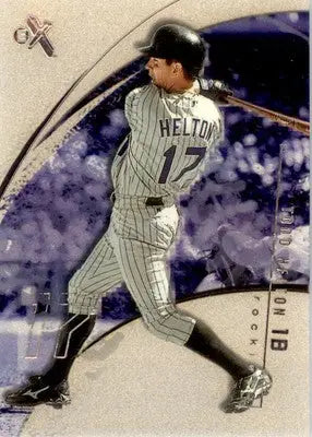 Todd Helton - 2002 Fleer E-X - #50 - Baseball - Baseball Card Single