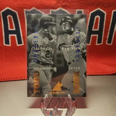 Todd Hollandsworth Derek Jeter 1997 Pinnacle Inside Rookie Checklist Card #148 - Baseball Card Single