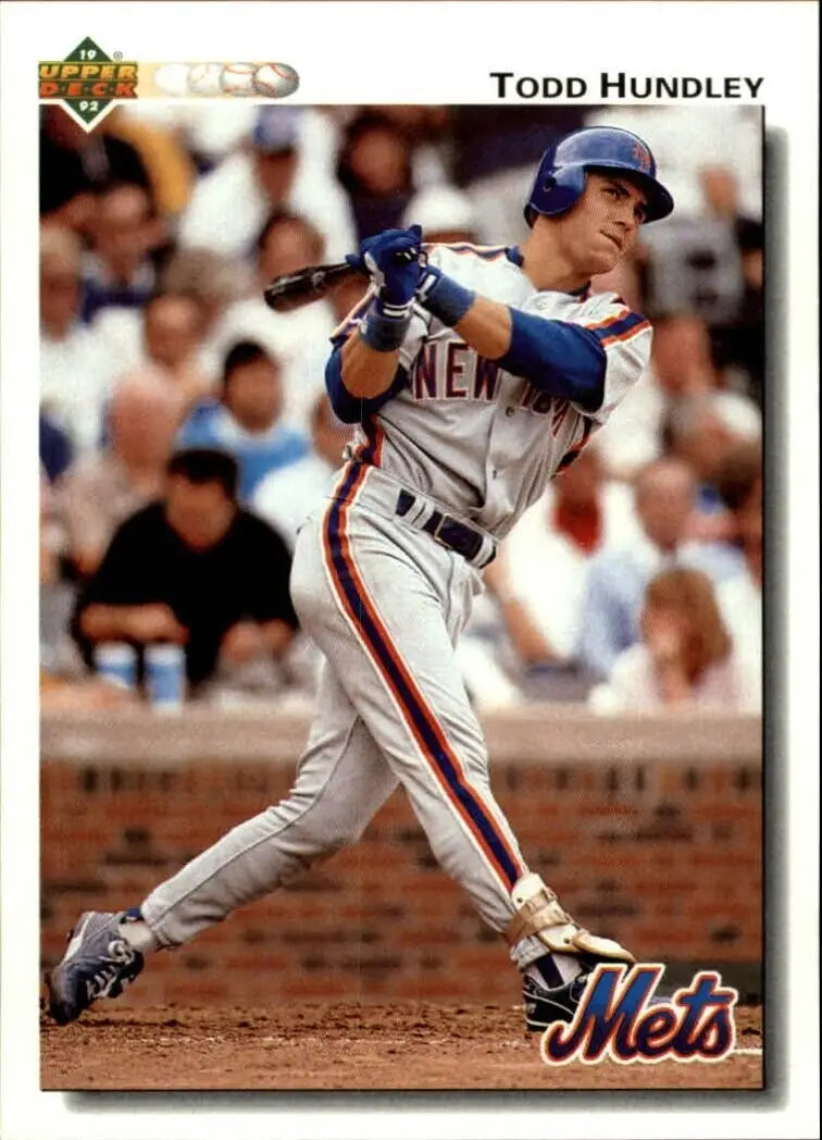 Todd Hundley 1992 Upper Deck MLB #260 Baseball Card New York Mets - Baseball Card Single