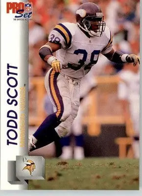 Todd Scott - 1992 Pro Set - #570 - Football - Football Card Single
