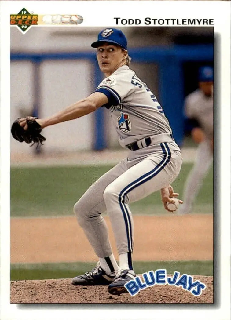 Todd Stottlemyre 1992 Upper Deck MLB #371 Baseball Card Toronto Blue Jays - Baseball Card Single