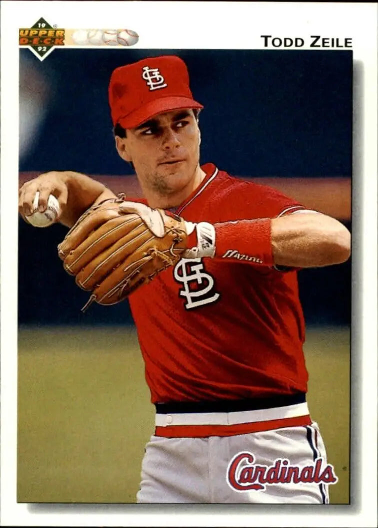 Todd Zeile 1992 Upper Deck MLB #533 Baseball Card St. Louis Cardinals - Baseball Card Single