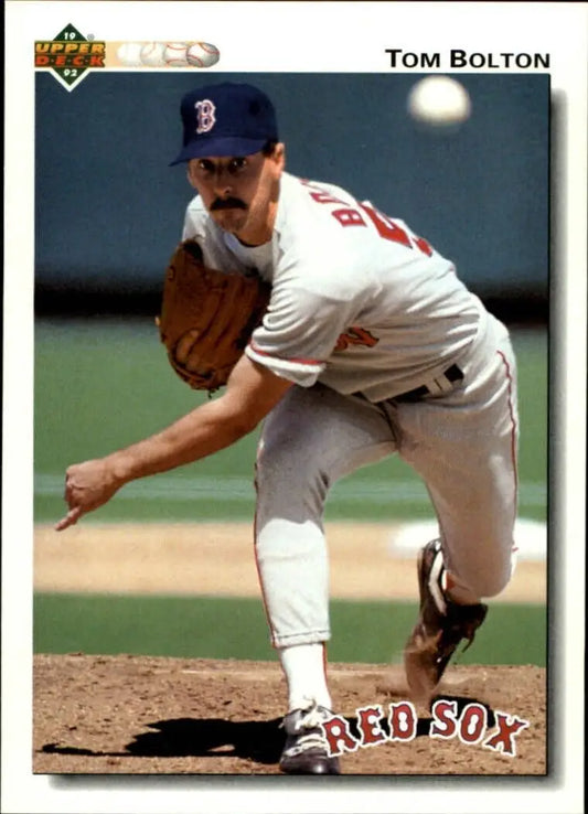 Tom Bolton 1992 Upper Deck MLB #110 Baseball Card Boston Red Sox - Baseball Card Single