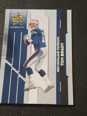 Tom Brady - 3 card lot. Topps/Target 2003; Leaf Stars 2003 2006. NRMT+ - Football Card Single