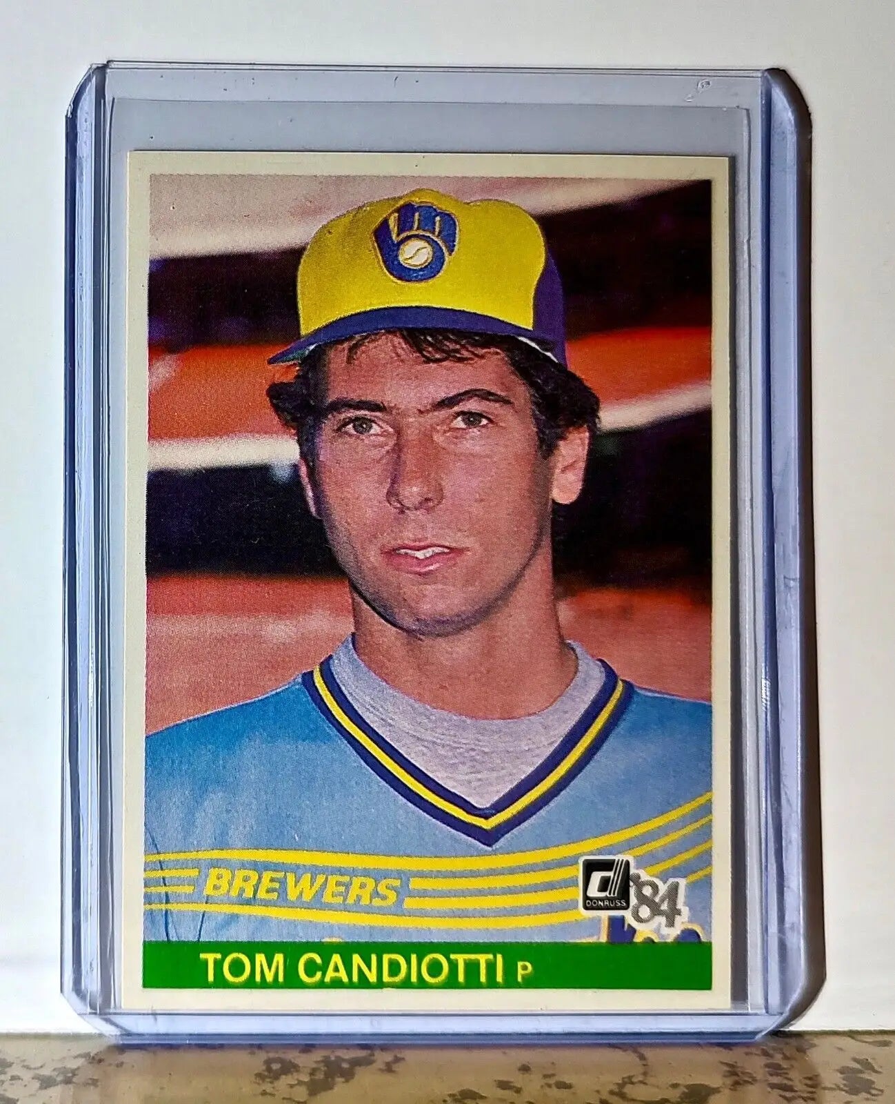 Tom Candiotti 1984 Donruss MLB #393 Baseball Card Milwaukee Brewers - Baseball Card Single
