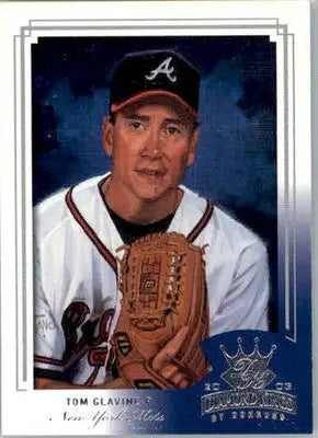 Tom Glavine - 2003 Donruss Diamond Kings - #80 - Baseball - Baseball Card Single