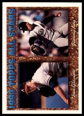 Tom Glavine / Jimmy Key 1994 Topps #393 - Baseball Card Single