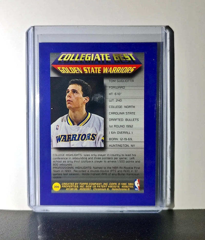 Tom Gugliotta 1994-95 Topps Finest #206 Collegiate Best