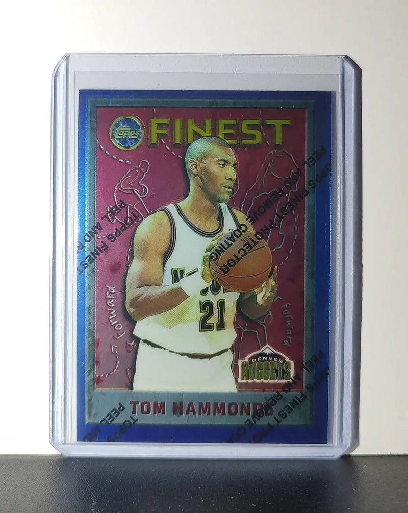 Tom Hammonds 1995-96 Topps Finest NBA #143 Card Denver Nuggets