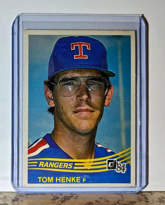 Tom Henke 1984 Donruss MLB #134 Baseball Card Texas Rangers - Baseball Card Single