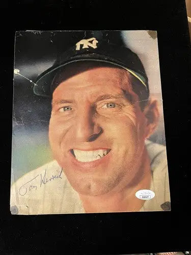 TOM HENRICH SIGNED AUTOGRAPHED 8x10 Magazine Page PHOTO YANKEES LEGEND Auto JSA - Sports Memorabilia