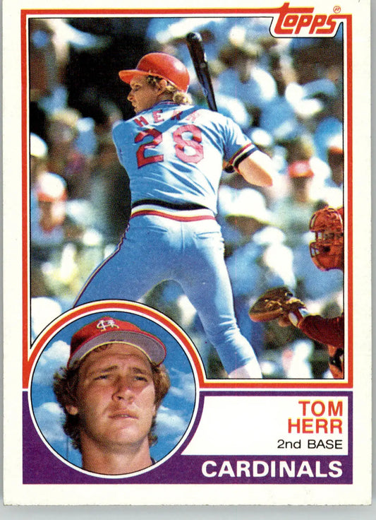 Tom Herr - 1983 Topps - #489 - Baseball - Baseball Card Single