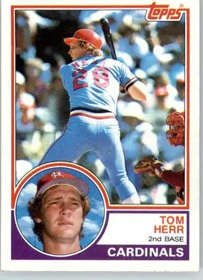 Tom Herr - 1983 Topps - #489 - Baseball - Baseball Card Single