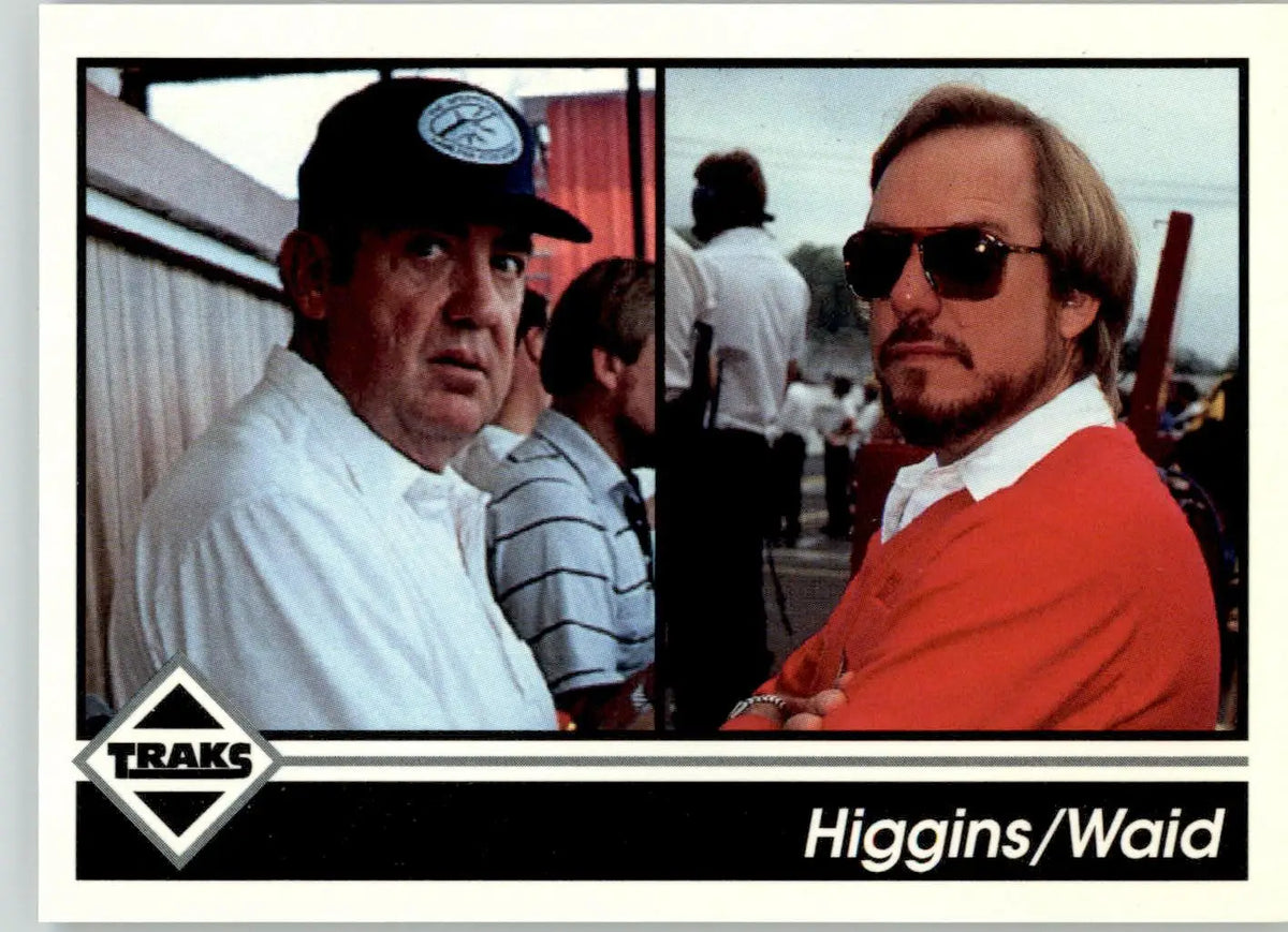Tom Higgins / Steve Waid - 1992 Traks - #130 - Racing - Racing Card Single